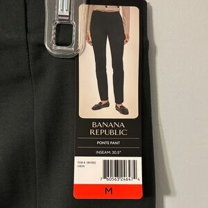 Banana Republic Forest Green Ankle Pants